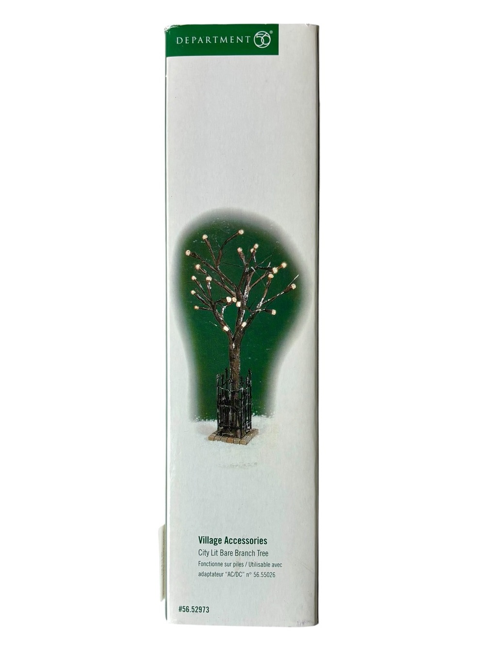 Department 56: City Lit Bare Branch Tree: Village Accessories #55026